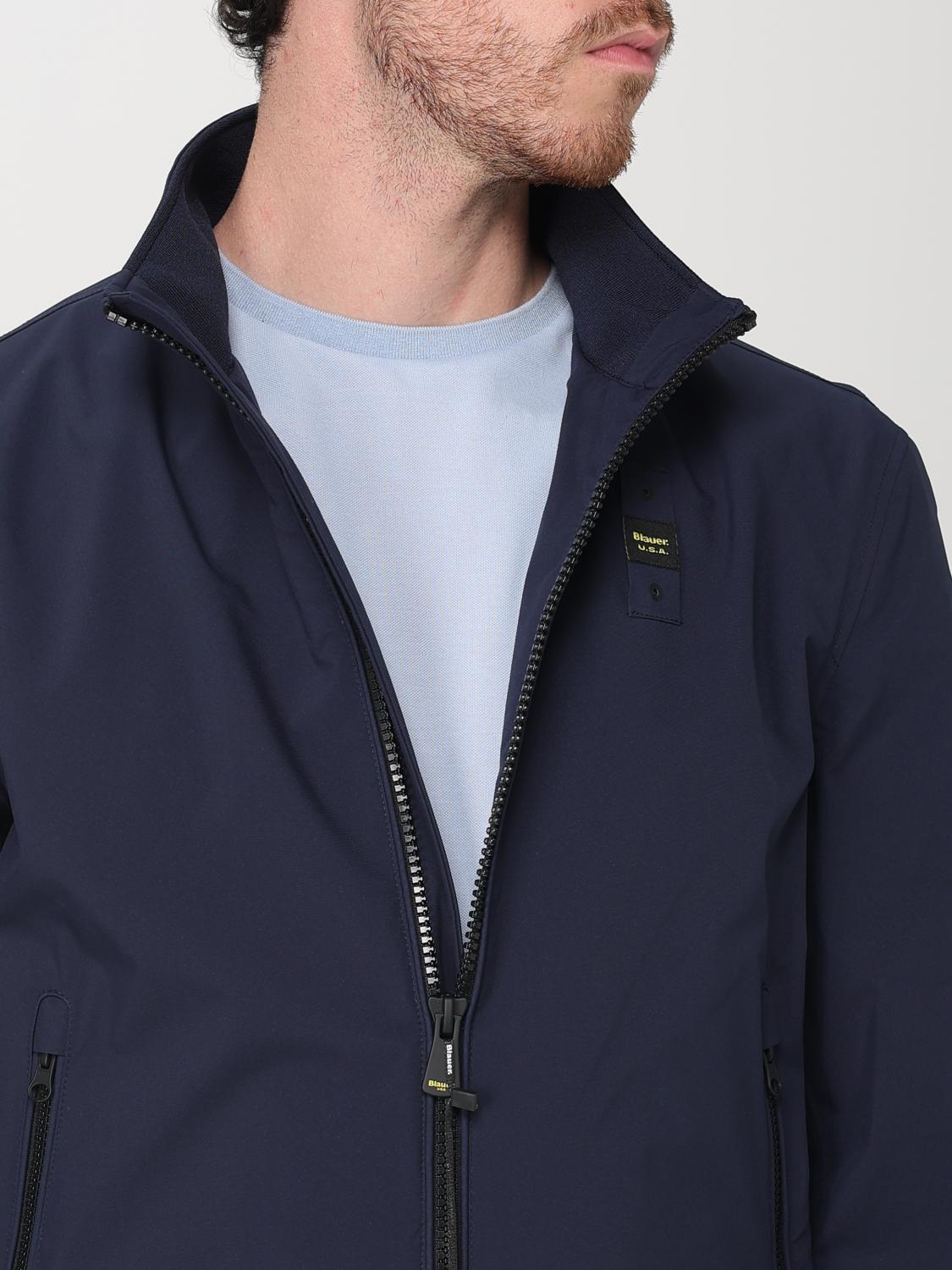 BLAUER JACKET: Jacket men Blauer, Blue - Img 4