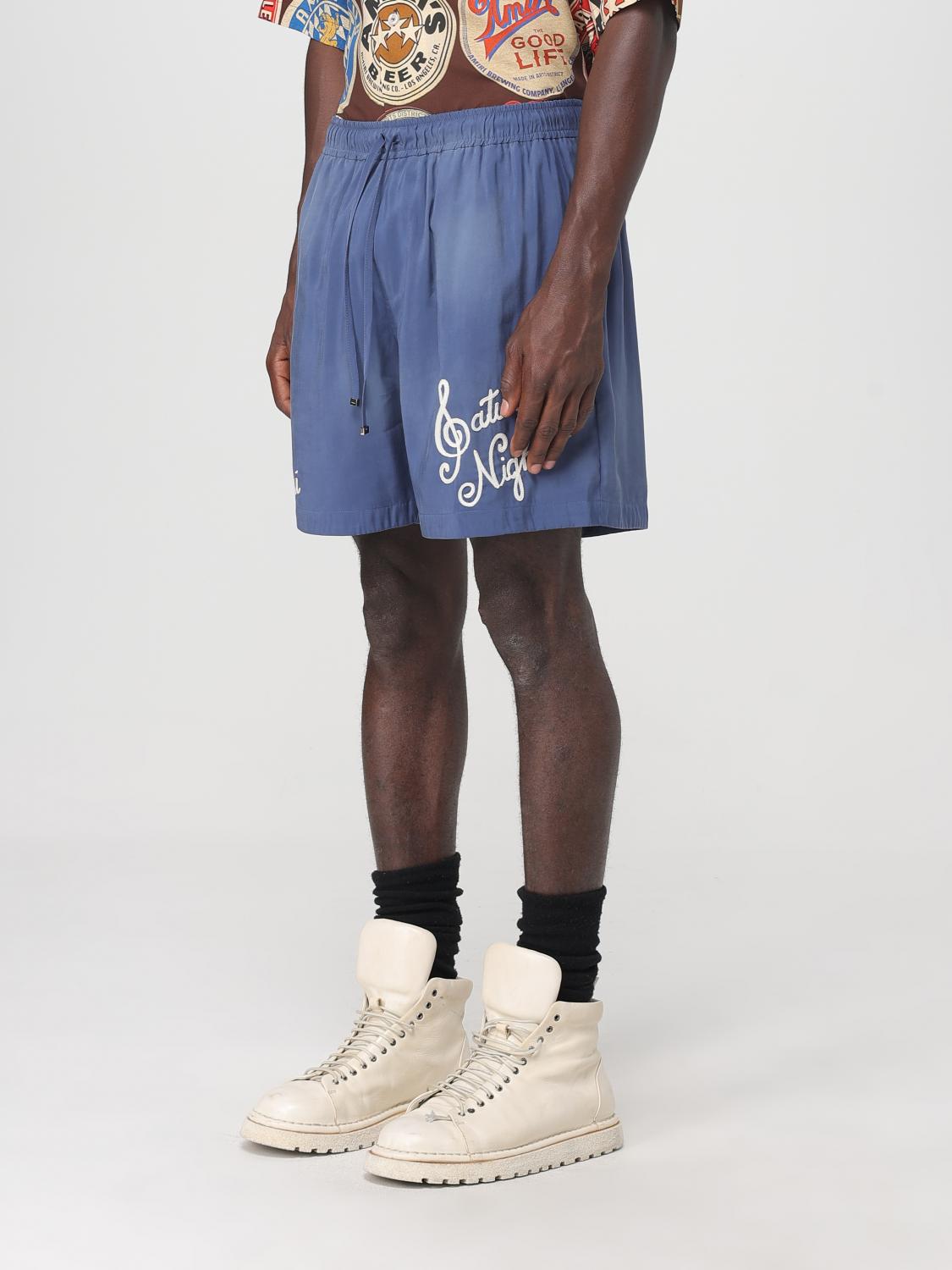 Amiri ショートパンツ メンズ - ブルー | AMSHCA1076 | GIGLIO.COM
