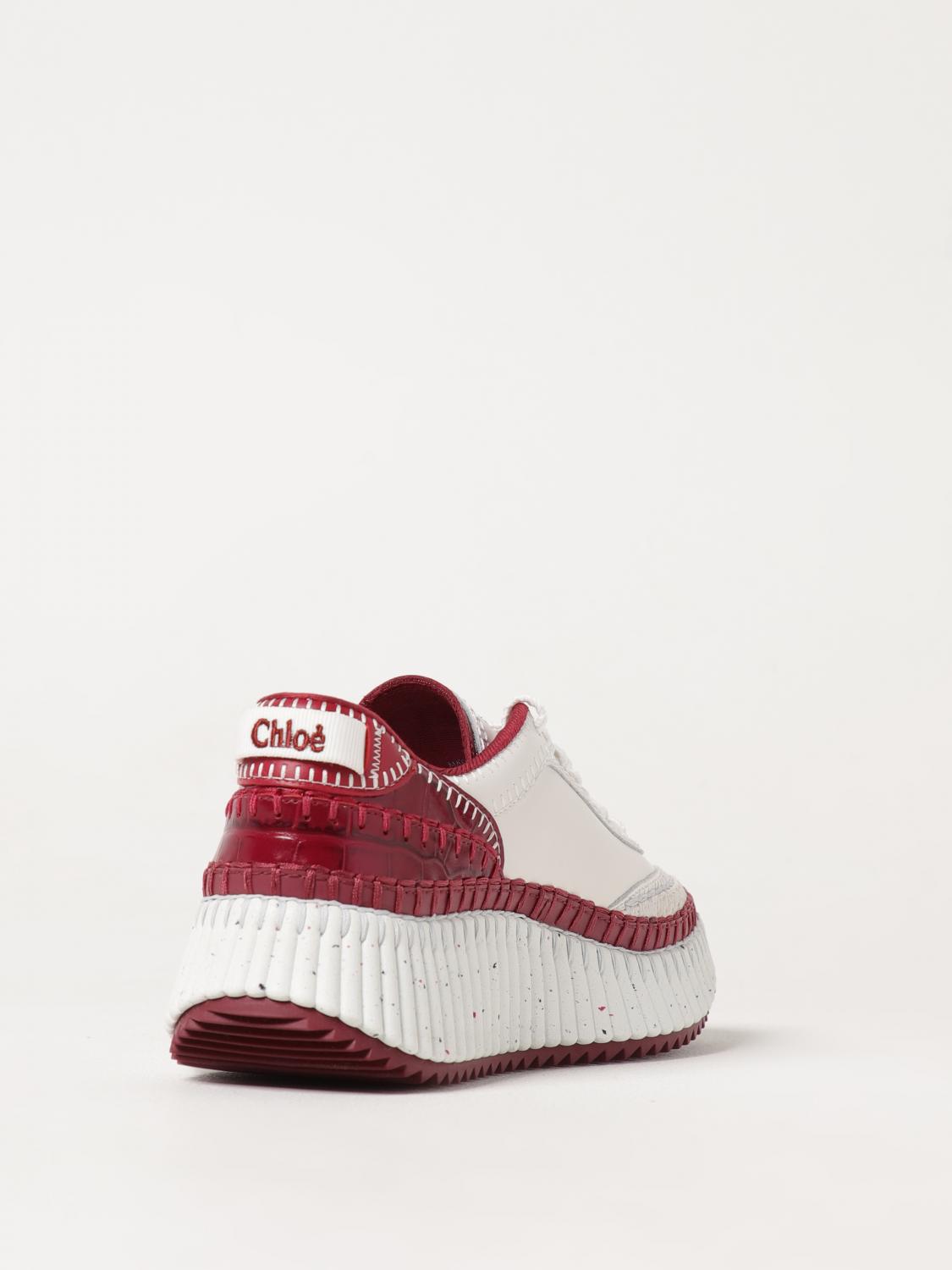 Chloé ハイカットスニーカー 【Size 39】 Chloé Sneakers woman - Red | CHC25U00RSA | GIGLIO.COM