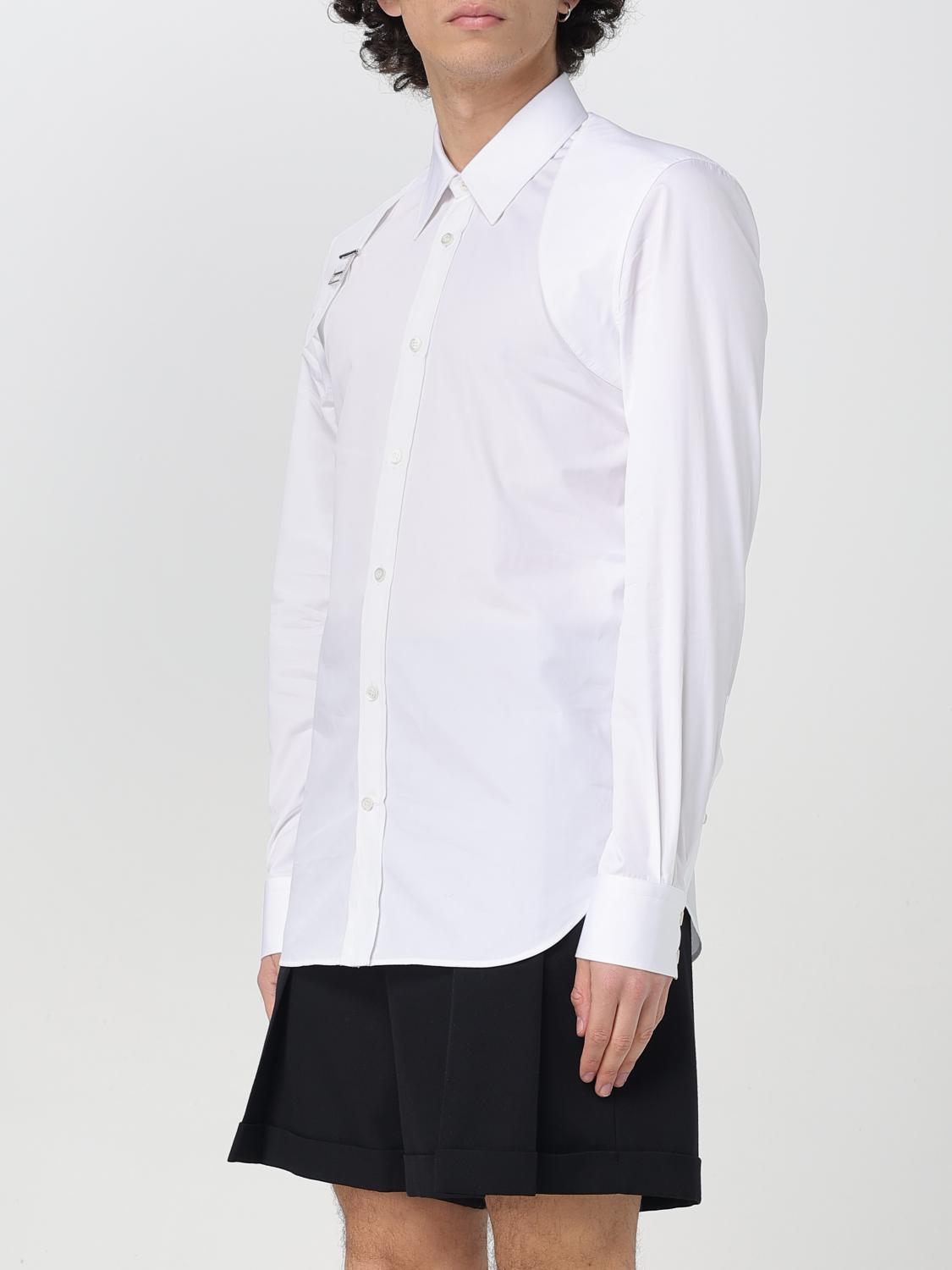 MCQUEEN SHIRT: Shirt men McQueen, White - Img 4