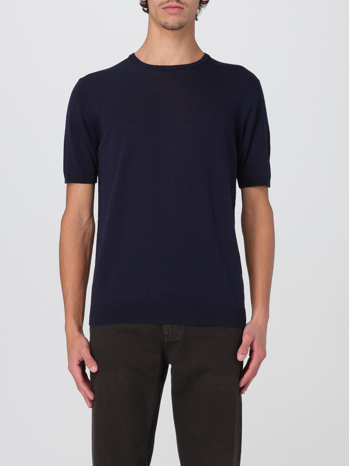 ROBERTO COLLINA T-SHIRT: Pull homme Roberto Collina, Bleu - Img 1