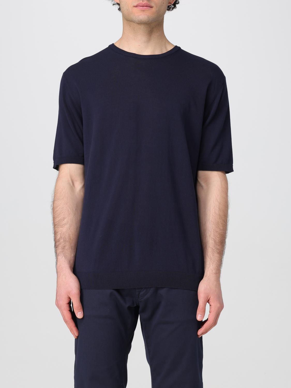 ROBERTO COLLINA T-SHIRT: Pull homme Roberto Collina, Bleu Marine - Img 1
