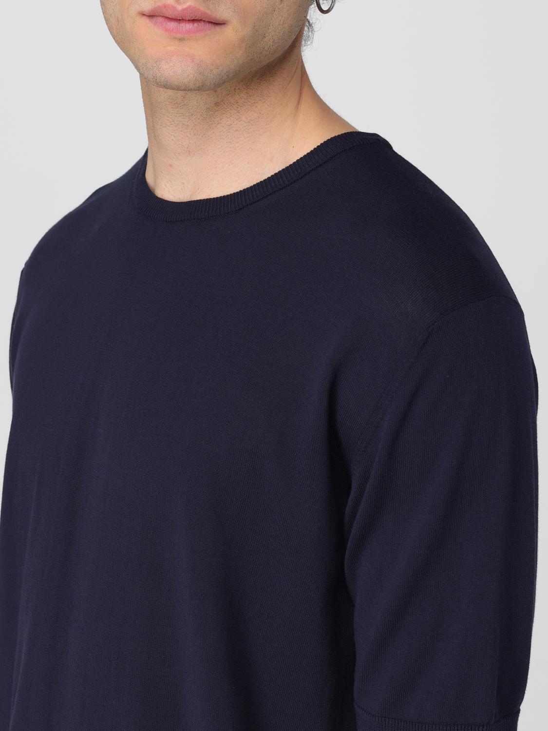 ROBERTO COLLINA T-SHIRT: Pull homme Roberto Collina, Bleu Marine - Img 3