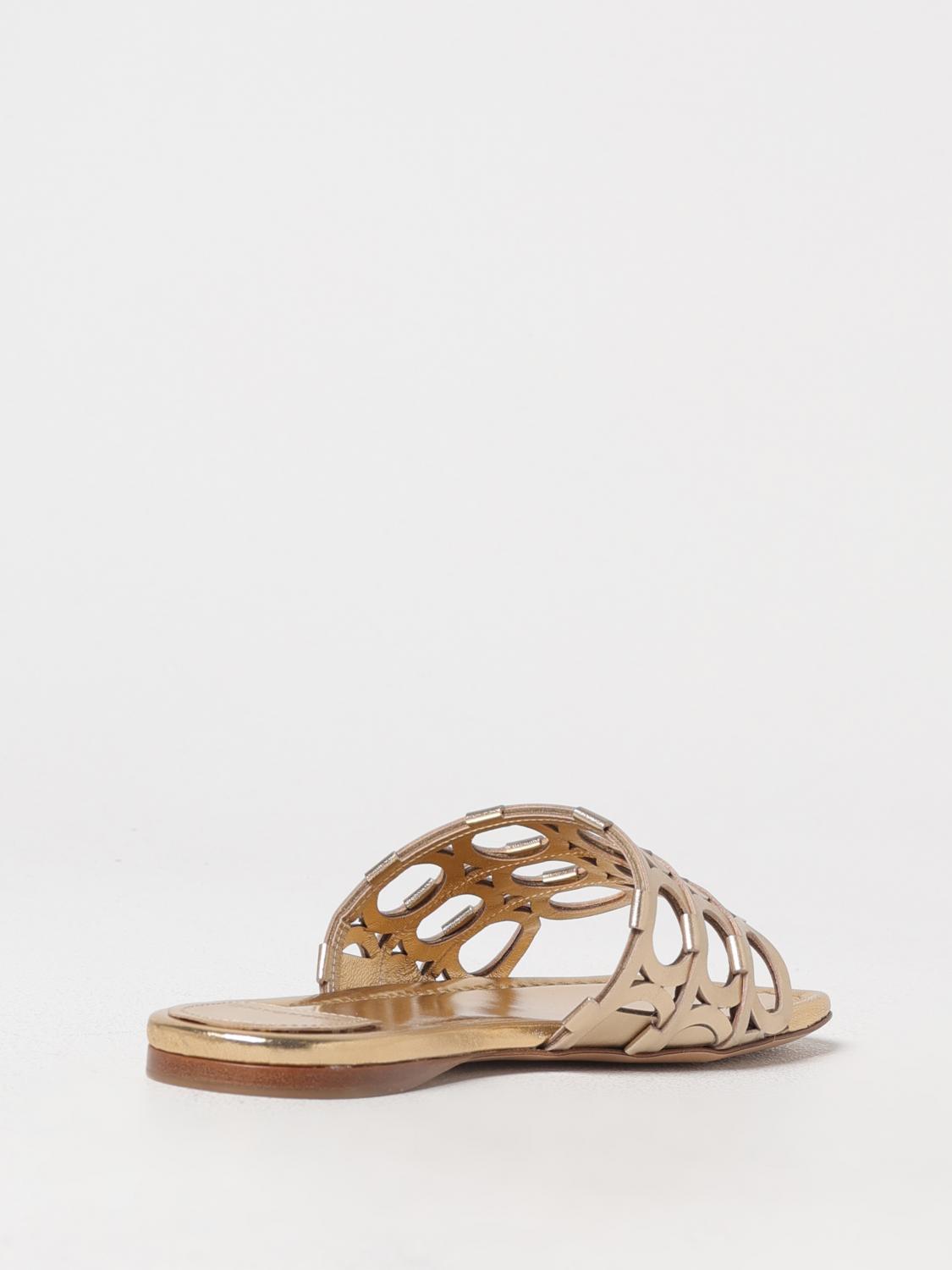 Ferragamo フラットサンダル レディース - ゴールド | 01J840 782519
