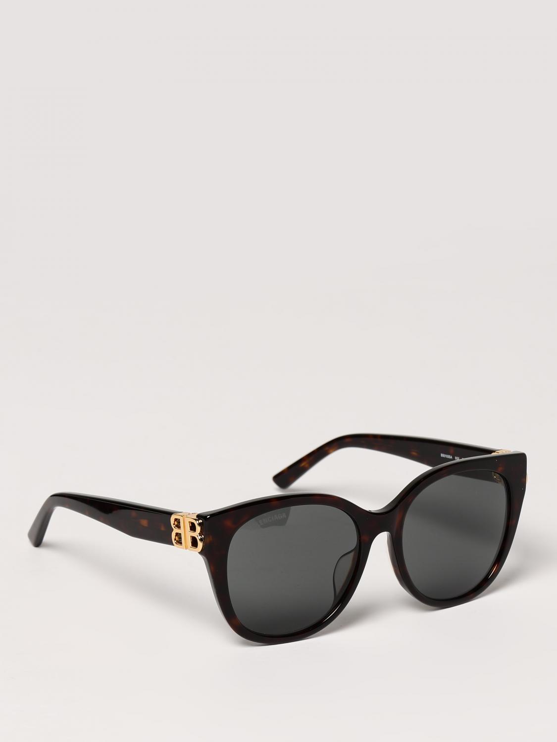 BALENCIAGA GAFAS DE SOL: Gafas de sol BB Balenciaga de acetato, Marrón - Img 1