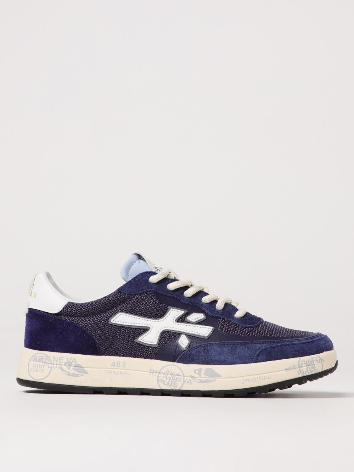 PREMIATA BASKETS: Baskets homme Premiata, Bleu - Img 1