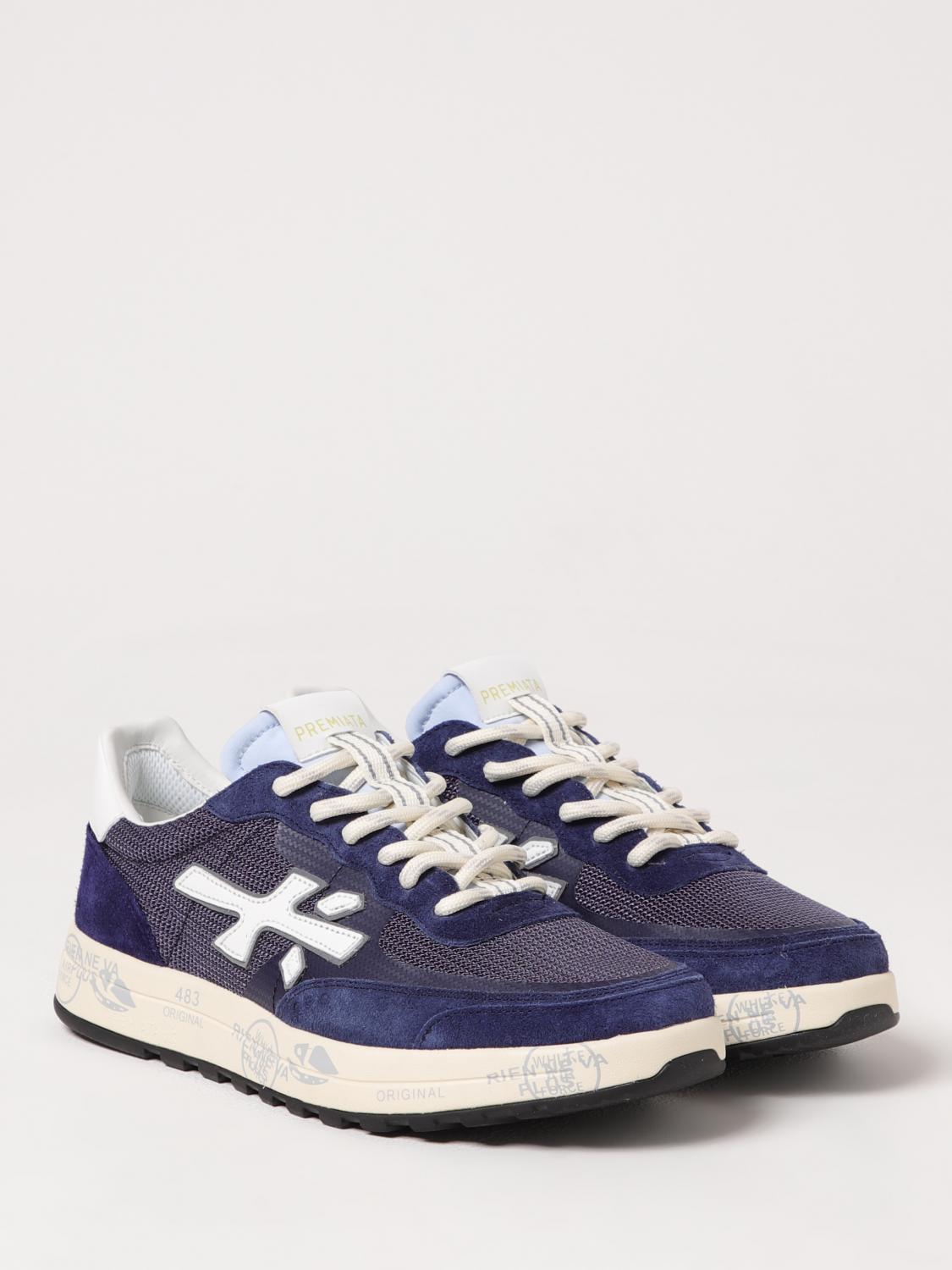 PREMIATA BASKETS: Baskets homme Premiata, Bleu - Img 2