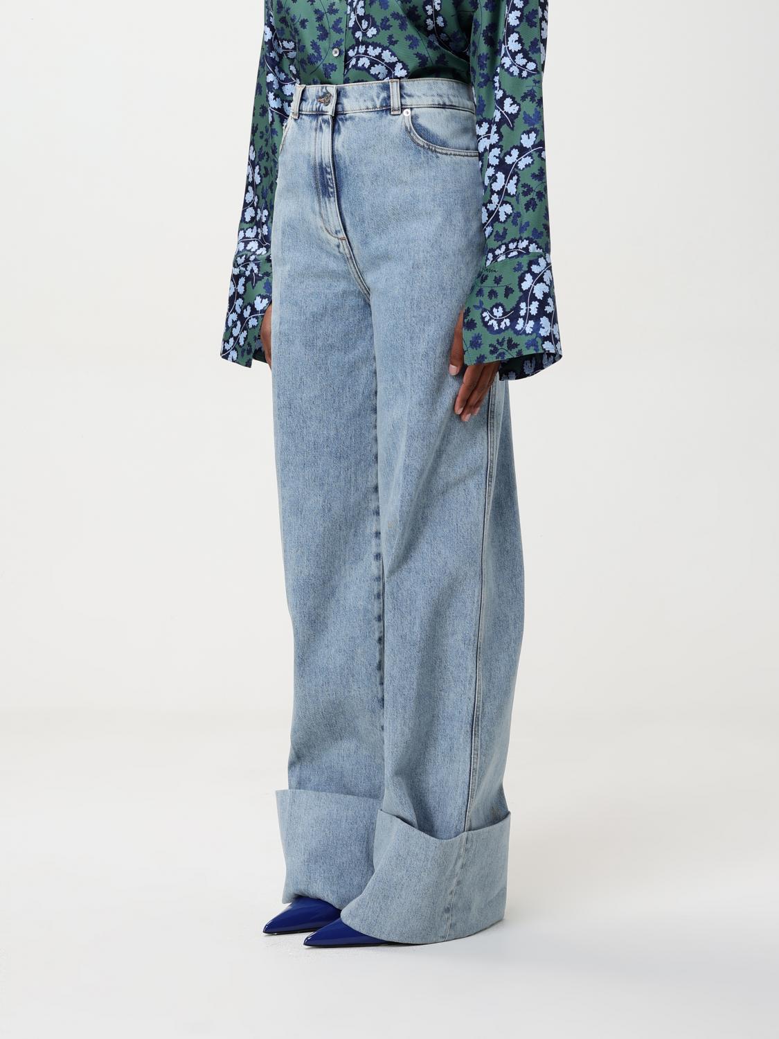 LANVIN JEANS: Jeans Lanvin in denim , Blue - Img 4