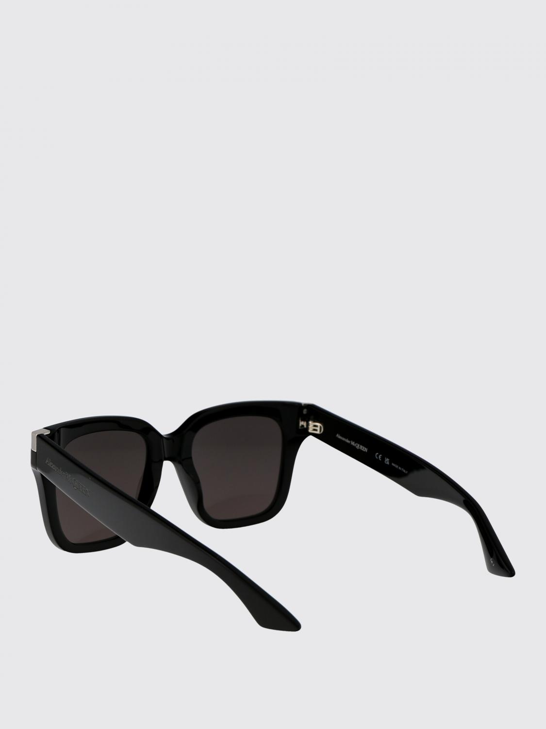 MCQUEEN OCCHIALI DA SOLE: Occhiali da sole AM0440S McQueen in acetato , Nero - Img 3