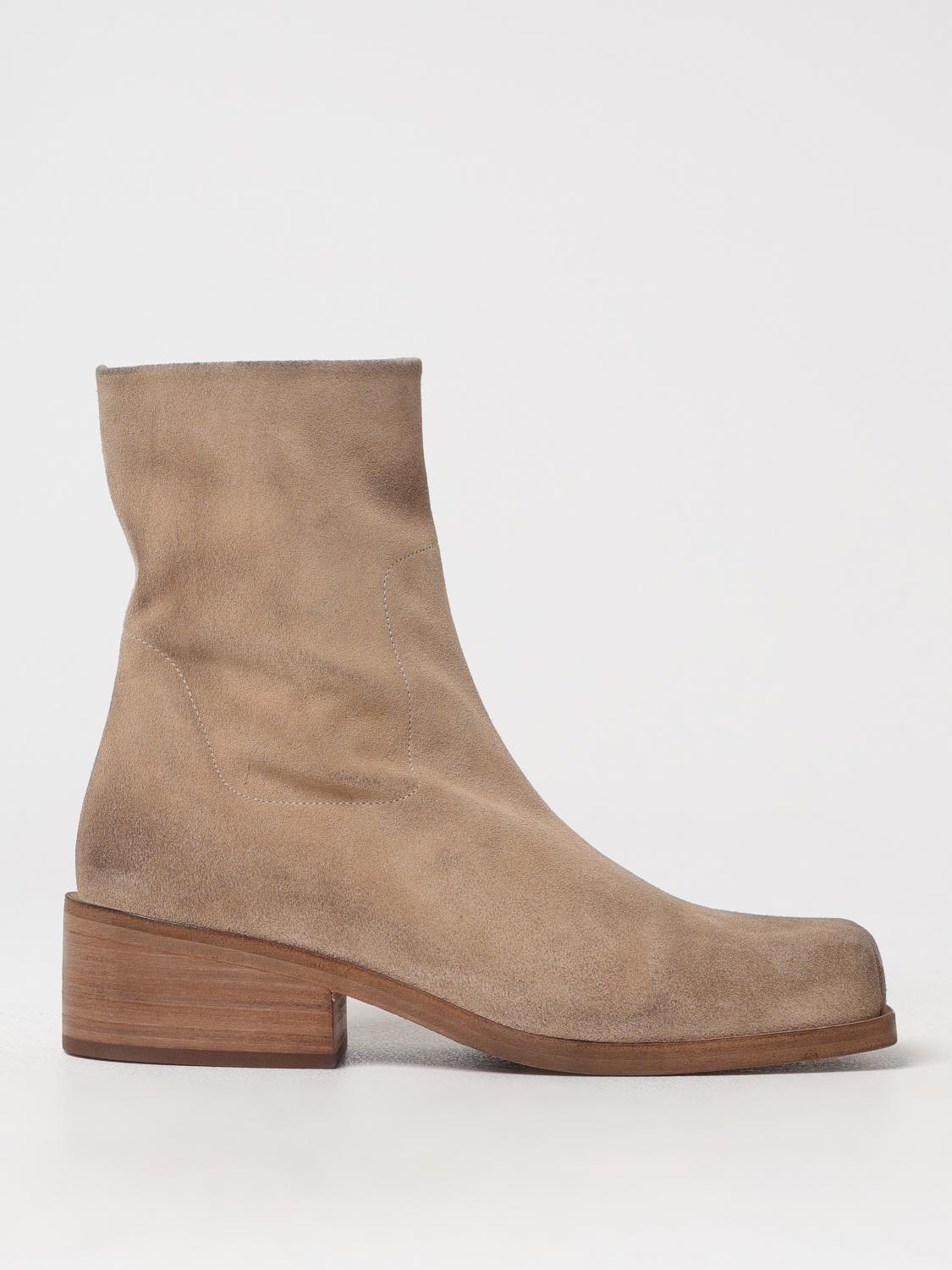 MARSÈLL STIVALETTI: Stivaletto Cassello Marsèll in camoscio used , Beige - Img 1