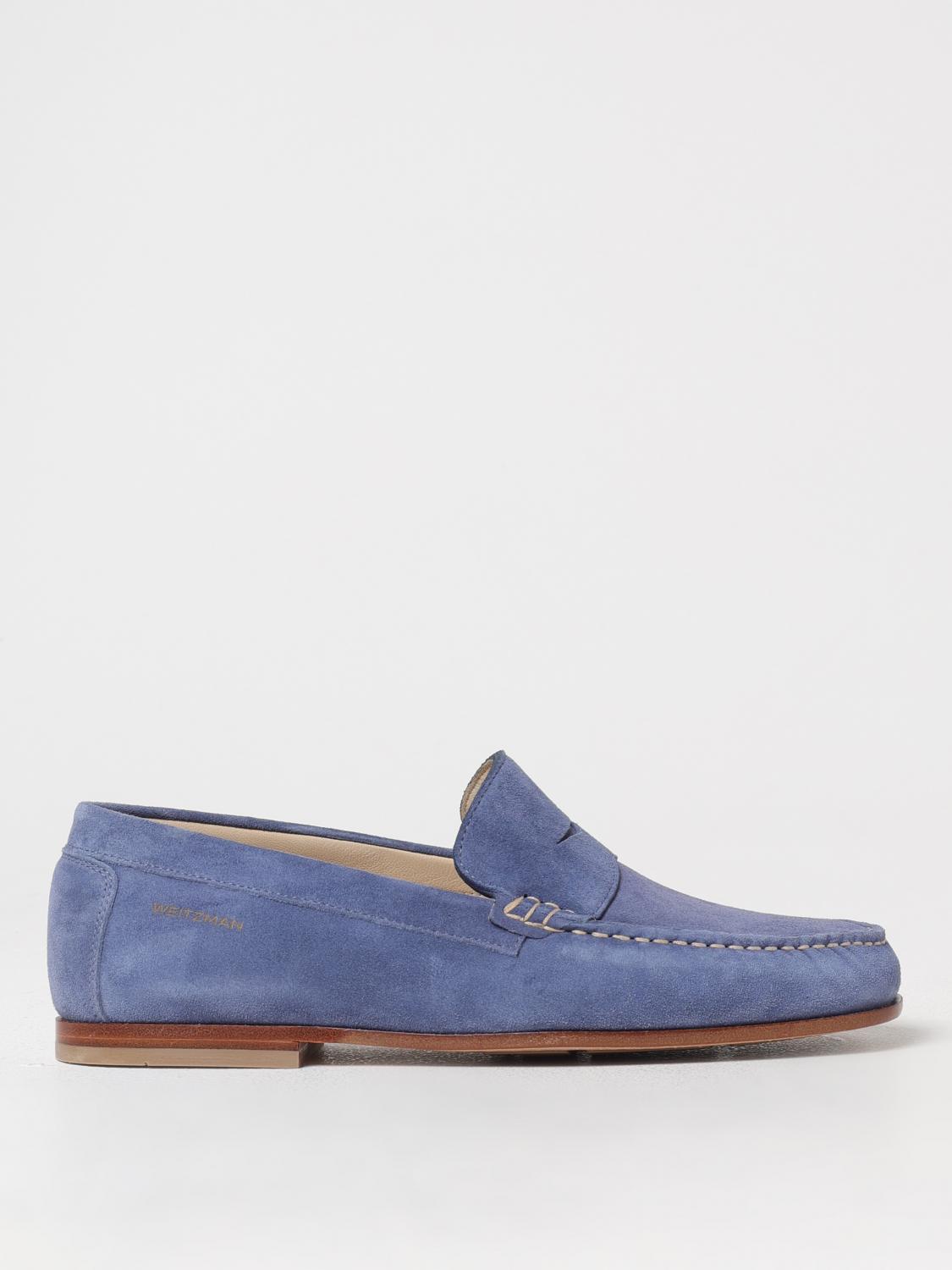 STUART WEITZMAN LOAFERS: Loafers men Stuart Weitzman, Blue - Img 1