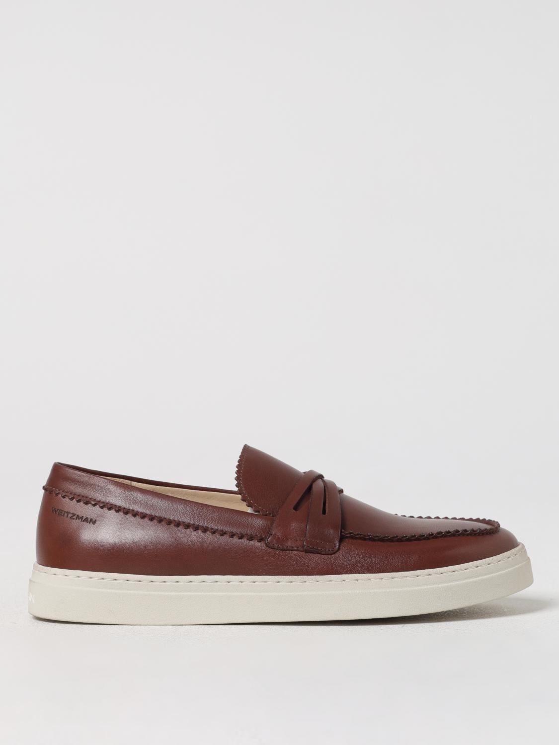 STUART WEITZMAN LOAFERS: Loafers men Stuart Weitzman, Brown - Img 1