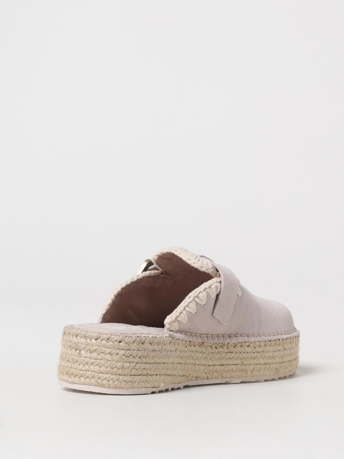MOU ESPADRILLES: Chaussures compensées femme Mou, Blanc - Img 3