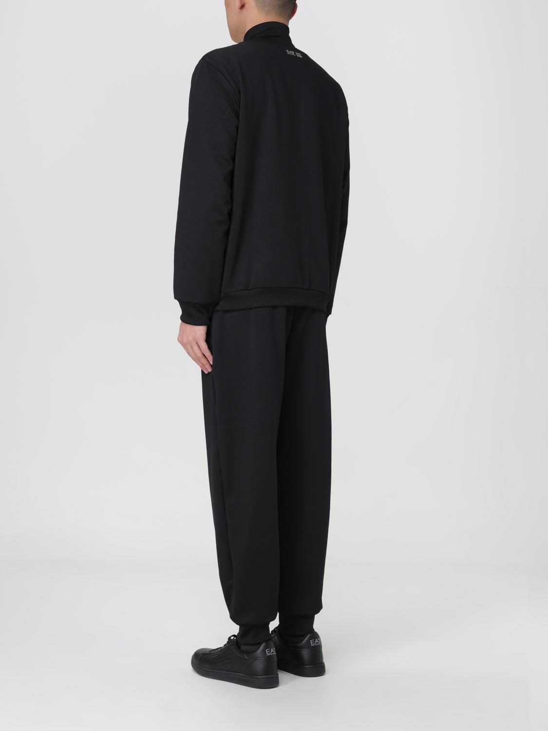 EA7 SWEAT: Sweat men Ea7, Black - Img 3