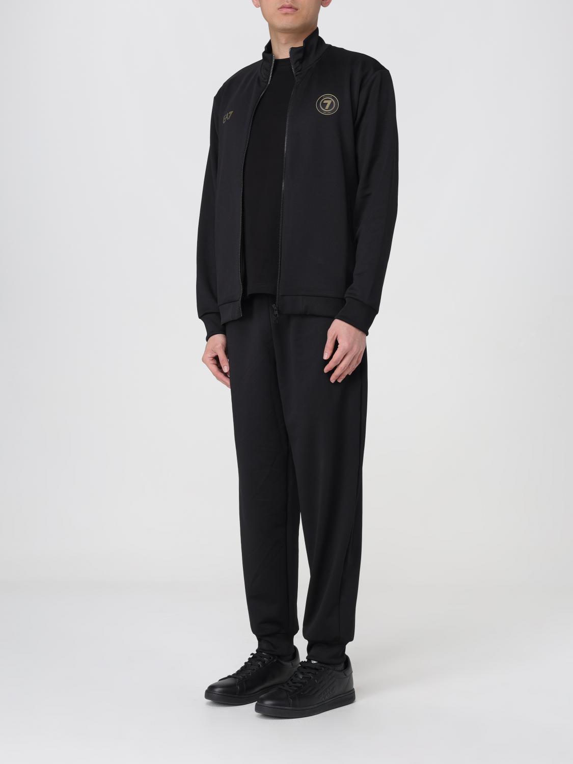 EA7 SWEAT: Sweat men Ea7, Black - Img 4