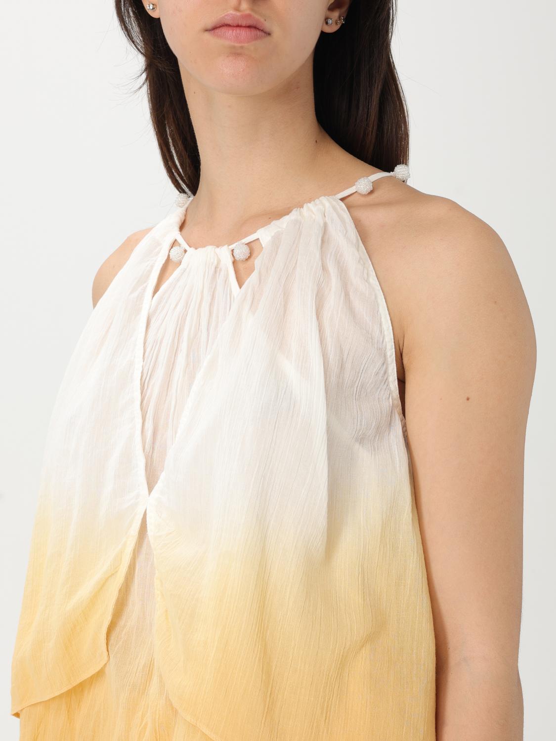 PINKO TOP: Top femme Pinko, Jaune - Img 4