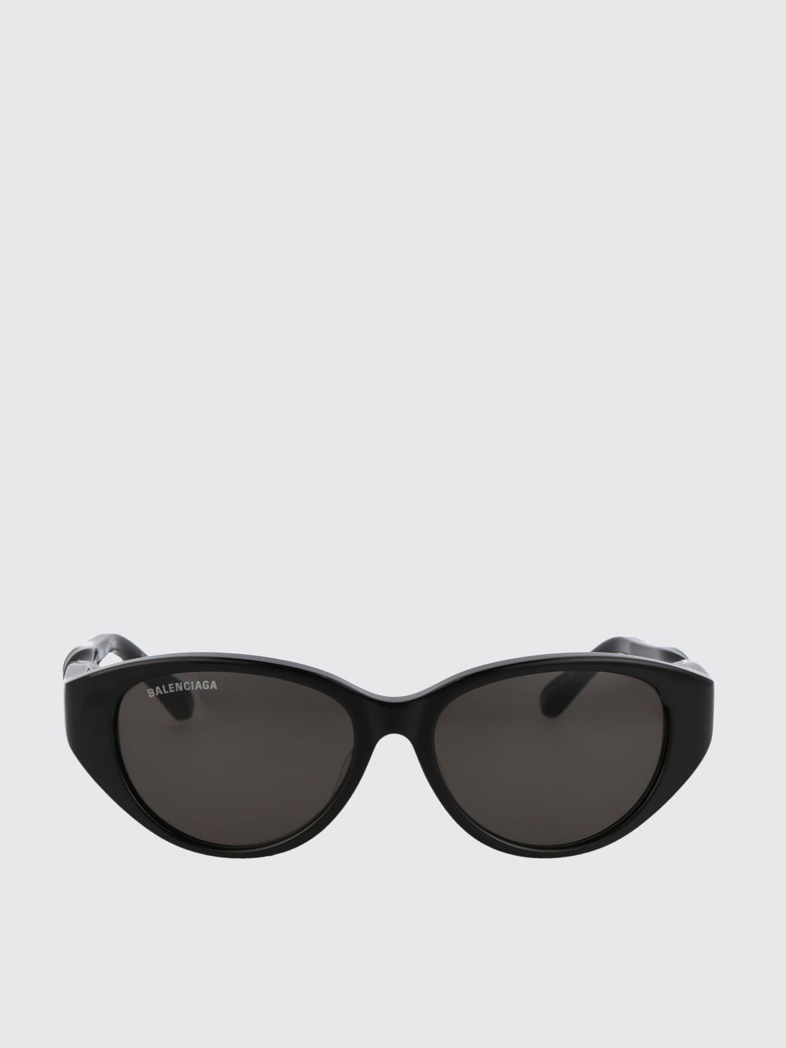 BALENCIAGA OCCHIALI DA SOLE: Occhiali da sole BB0209SA Balenciaga in acetato , Nero - Img 2