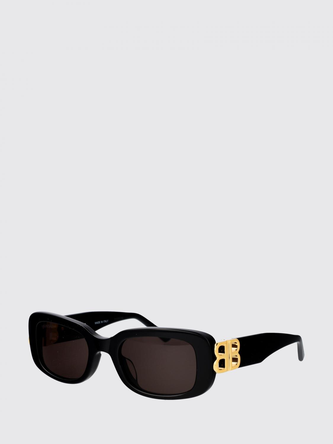 BALENCIAGA OCCHIALI DA SOLE: Occhiali da sole BB0310SK Balenciaga in acetato , Nero - Img 1