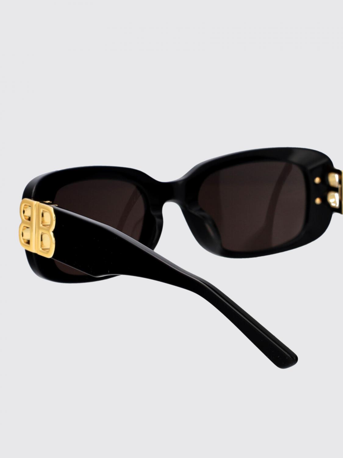 BALENCIAGA OCCHIALI DA SOLE: Occhiali da sole BB0310SK Balenciaga in acetato , Nero - Img 3