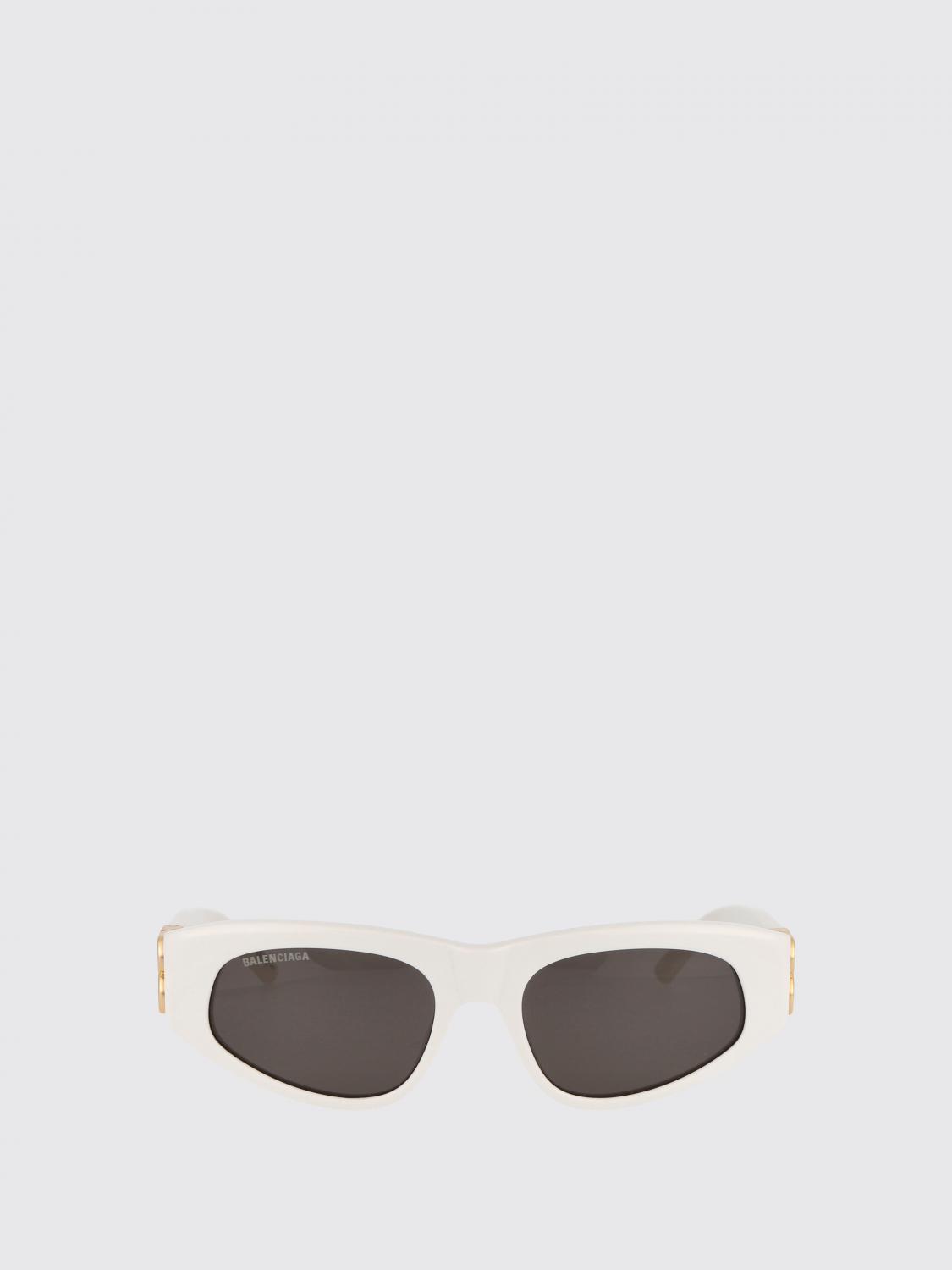 BALENCIAGA OCCHIALI DA SOLE: Occhiali da sole BB0095S Balenciaga in acetato , Bianco - Img 2