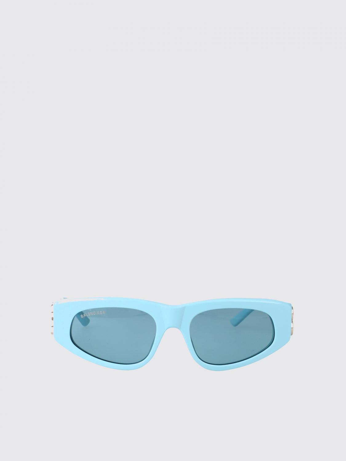 BALENCIAGA OCCHIALI DA SOLE: Occhiali da sole BB0095S Balenciaga in acetato , Blue - Img 2