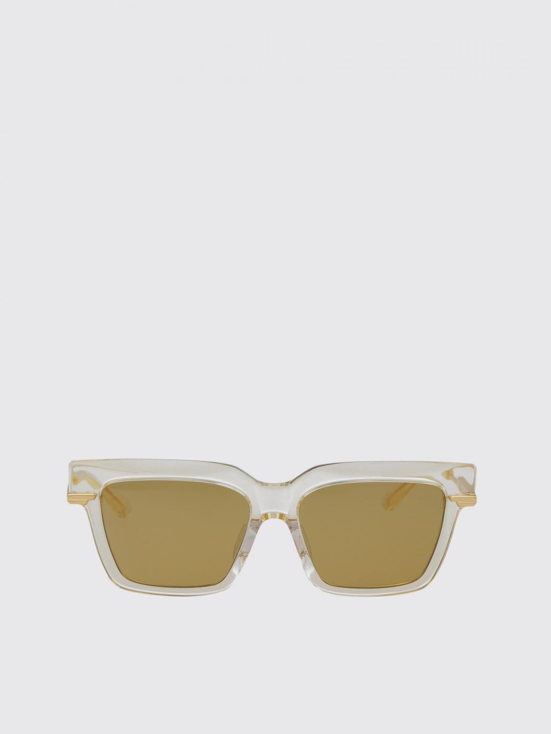 BOTTEGA VENETA OCCHIALI DA SOLE: Occhiali da sole in acetato Bottega Veneta, Giallo - Img 2