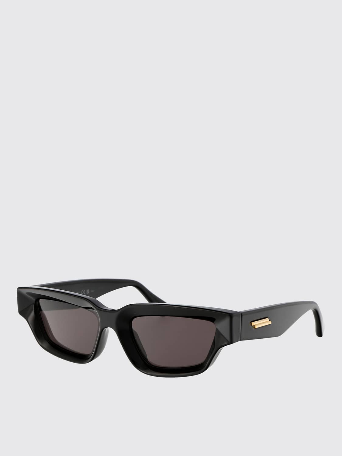 BOTTEGA VENETA OCCHIALI DA SOLE: Occhiali da sole in acetato Bottega Veneta, Nero - Img 1