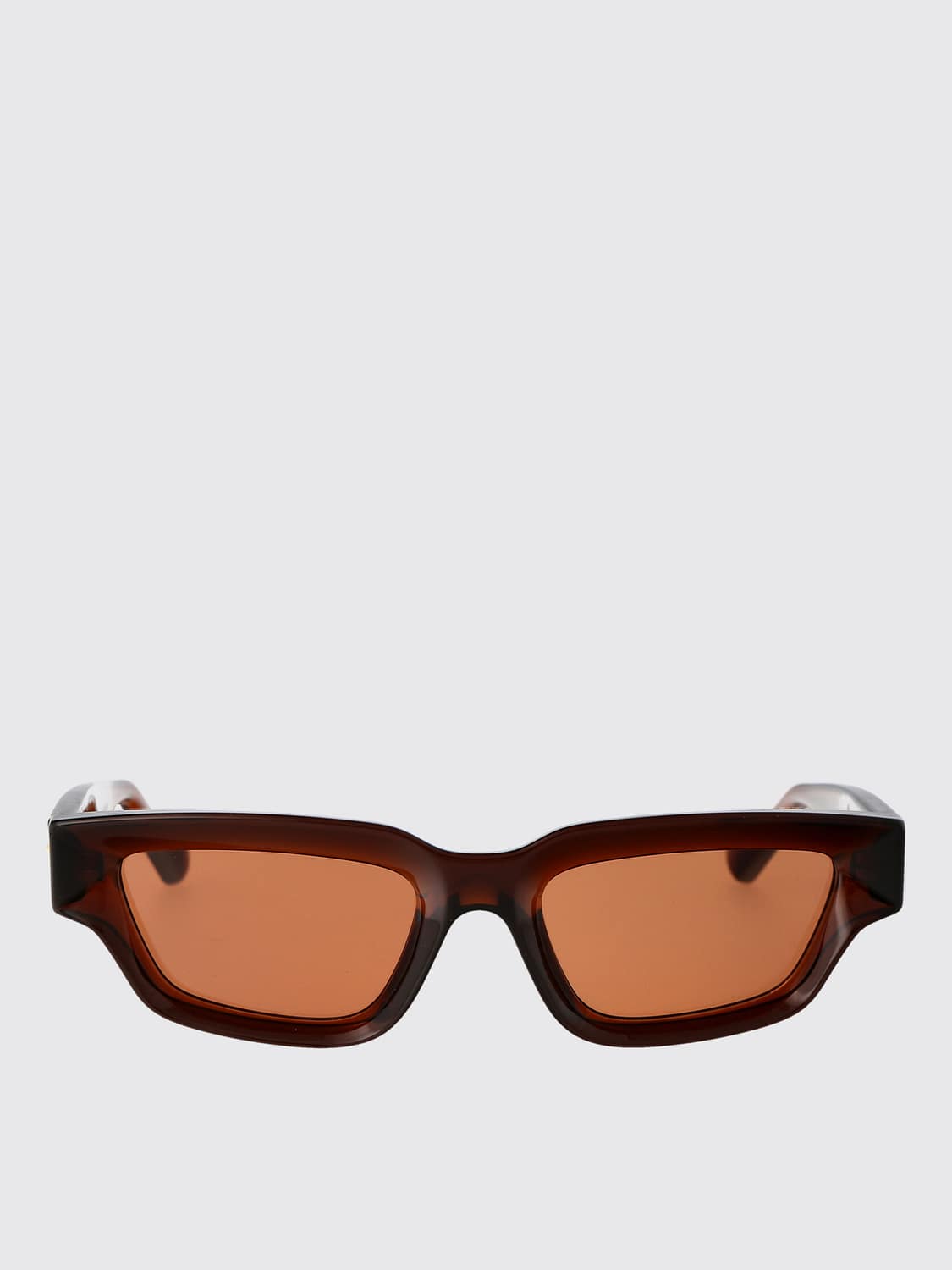BOTTEGA VENETA OCCHIALI DA SOLE: Occhiali da sole in acetato Bottega Veneta, Marrone - Img 2