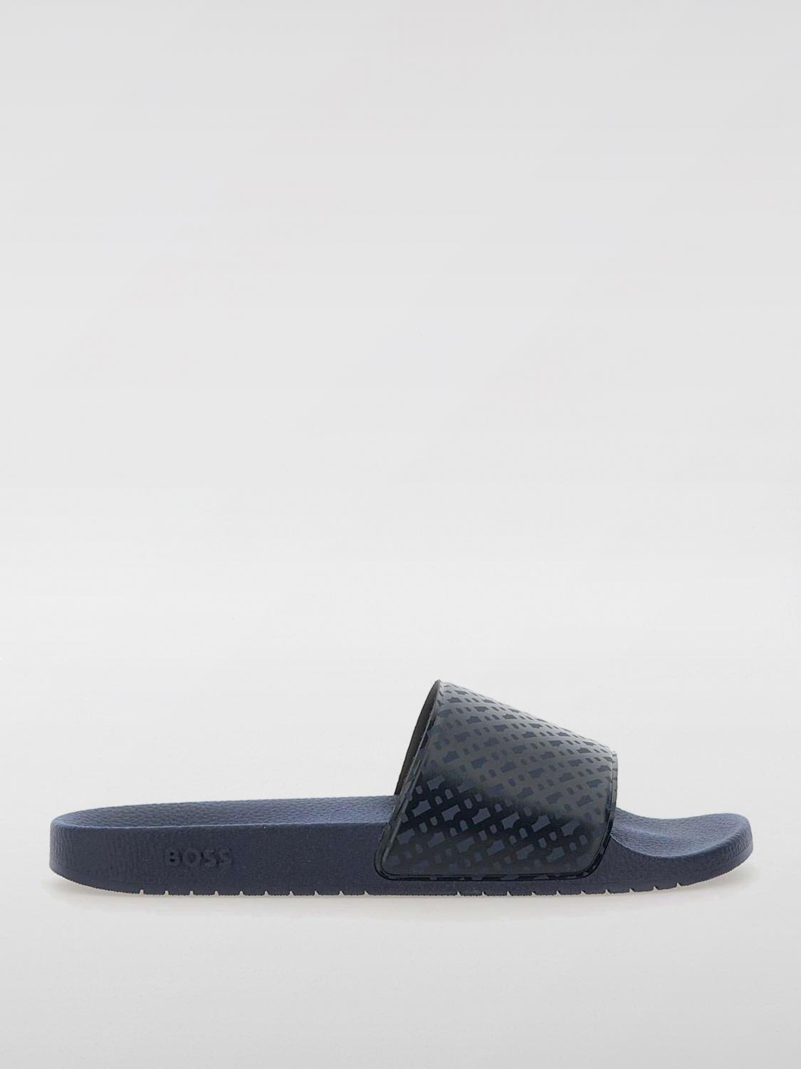 BOSS SANDALS: Sandals men Boss, Blue - Img 1