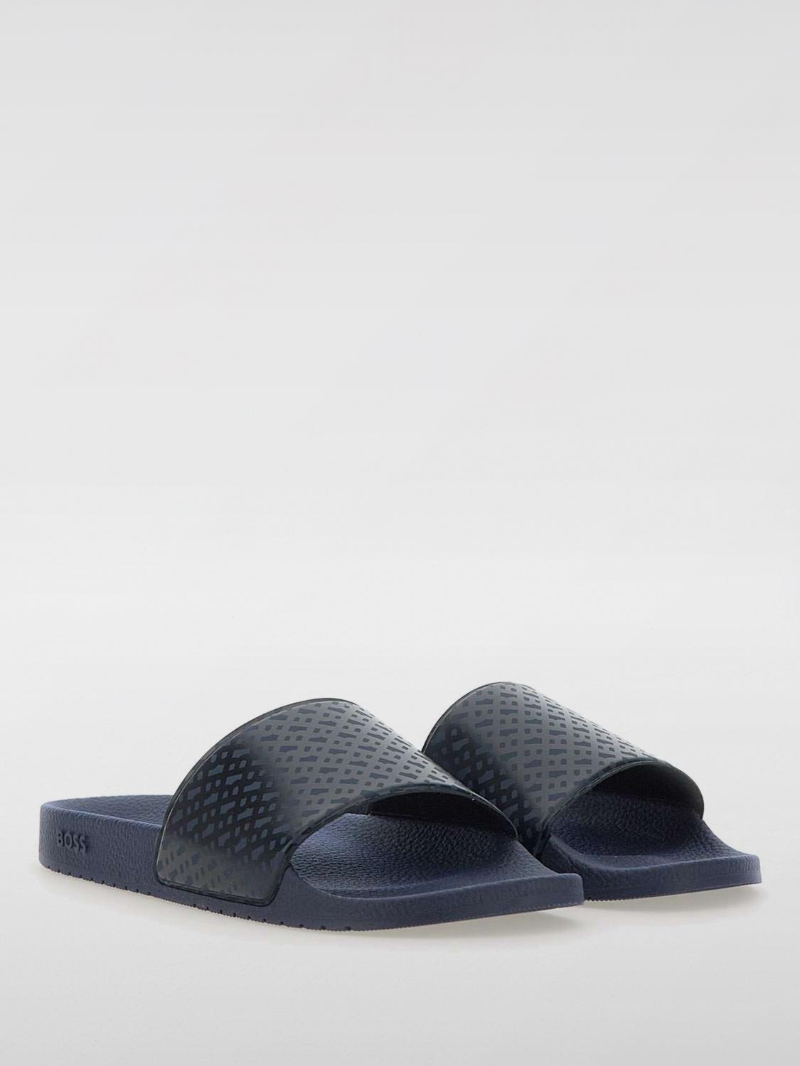 BOSS SANDALS: Sandals men Boss, Blue - Img 2