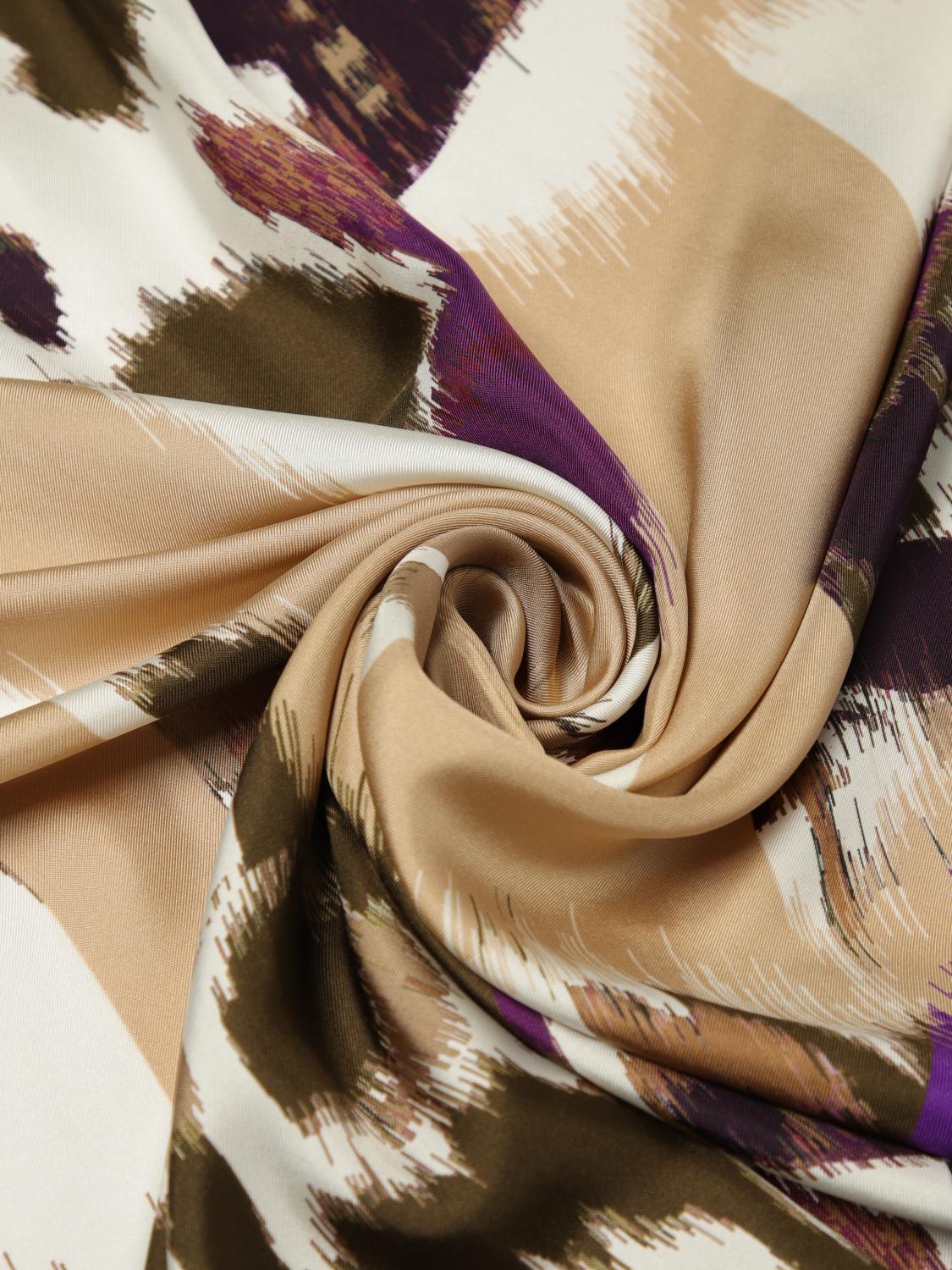 MAX MARA FOULARD: Foulard Max Mara in seta con monogram stampato , Fa01 - Img 3