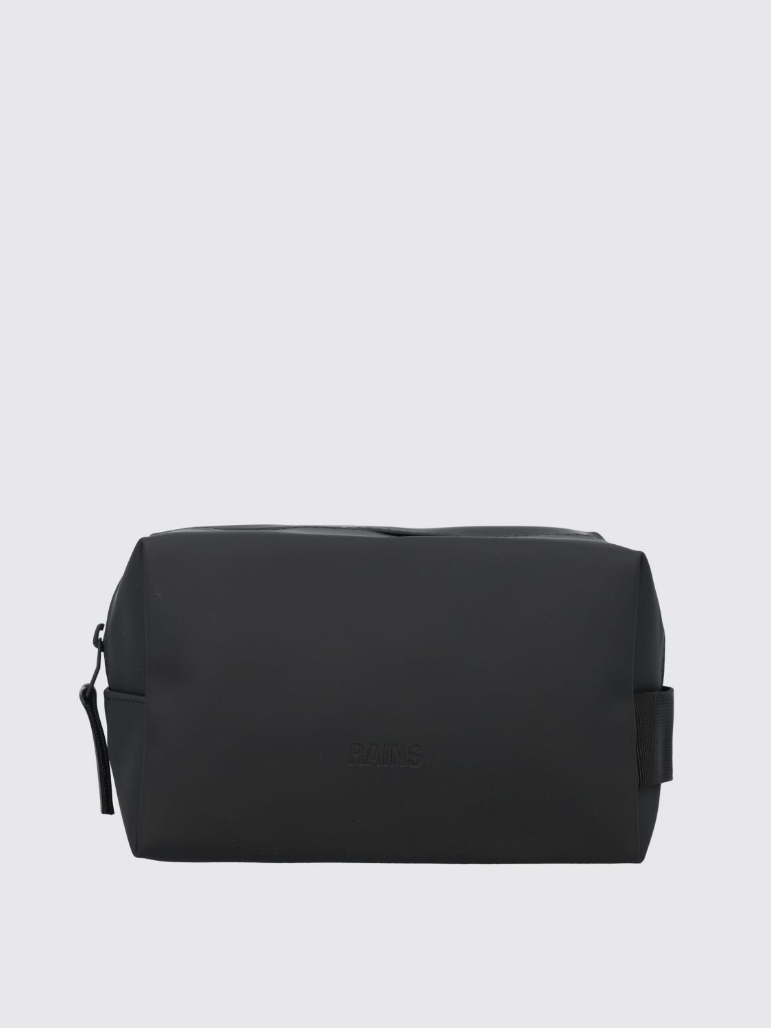 RAINS ACCESSORI BEAUTY: Beauty Wash Bag Small Rains, Nero - Img 1