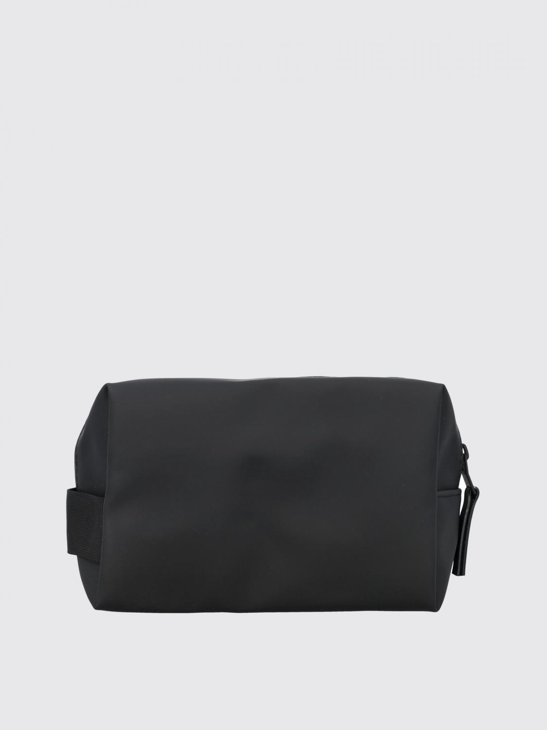 RAINS ACCESSORI BEAUTY: Beauty Wash Bag Small Rains, Nero - Img 2