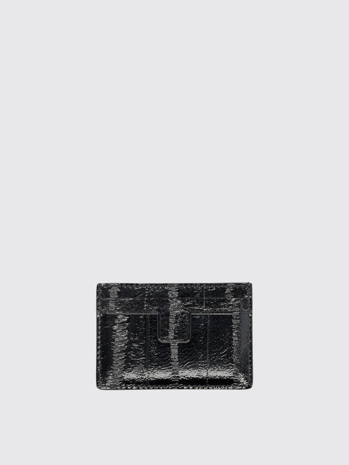 TOM FORD PORTAFOGLIO: Portacarte di credito Tom Ford in pelle , Nero - Img 2