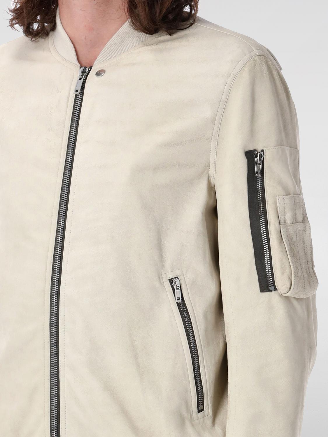 RICK OWENS 재킷: 재킷 남성 Rick Owens, 베이지 - Img 3
