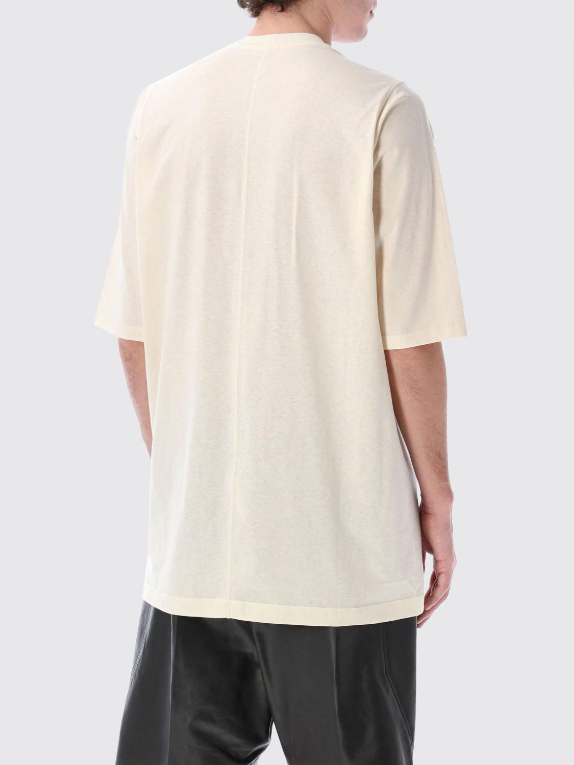Rick Owens T-shirt men - Beige | RR01E5238JNCP3 | GIGLIO.COM