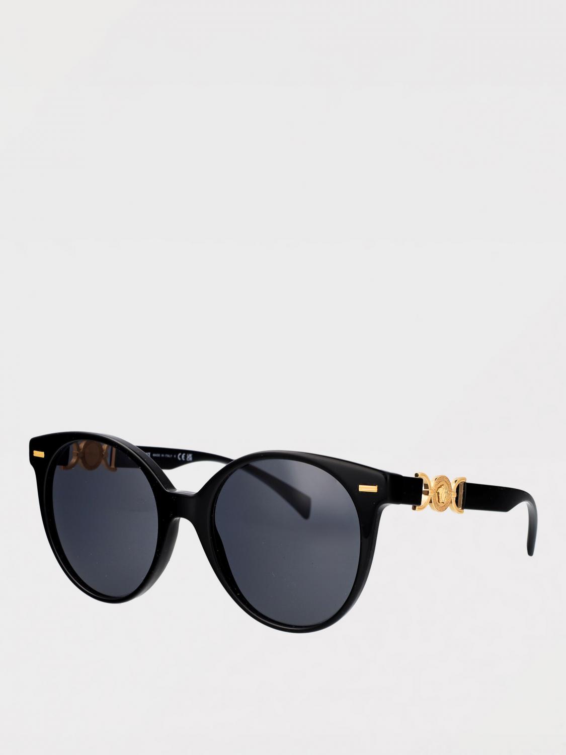VERSACE OCCHIALI DA SOLE: Occhiali da sole 0VE4442 Versace in acetato , Nero - Img 1