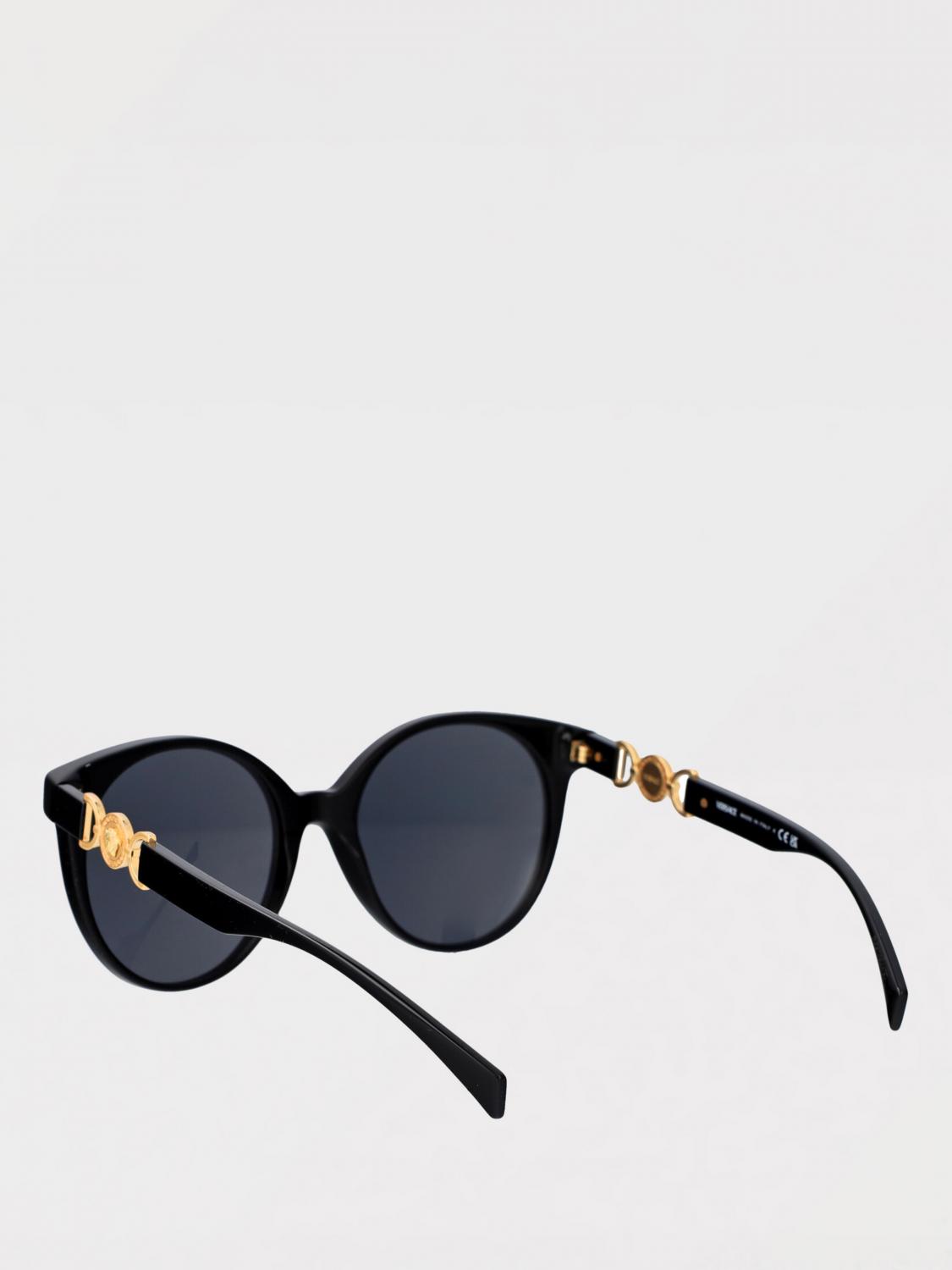 VERSACE OCCHIALI DA SOLE: Occhiali da sole 0VE4442 Versace in acetato , Nero - Img 3