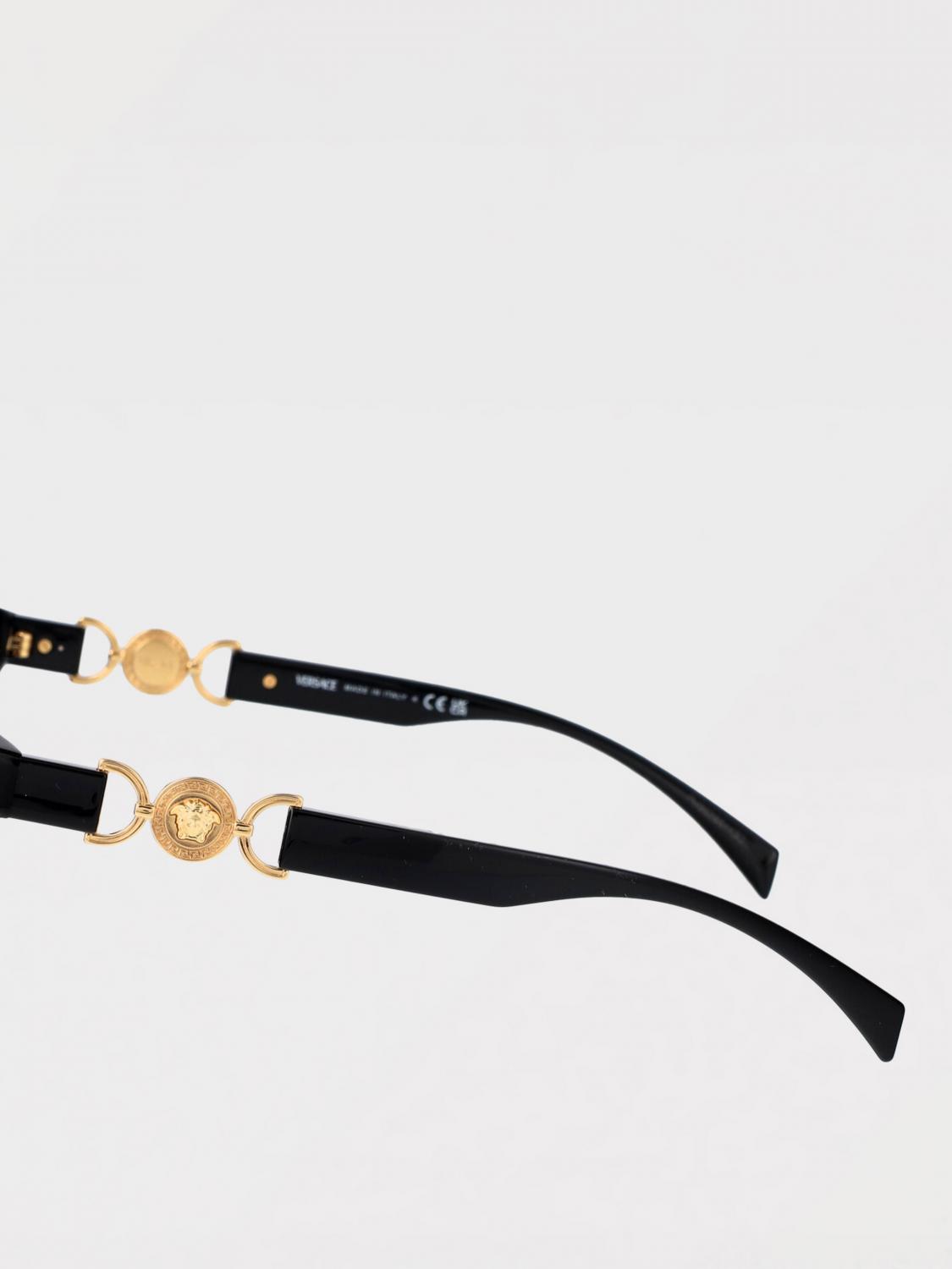 VERSACE OCCHIALI DA SOLE: Occhiali da sole 0VE4442 Versace in acetato , Nero - Img 4
