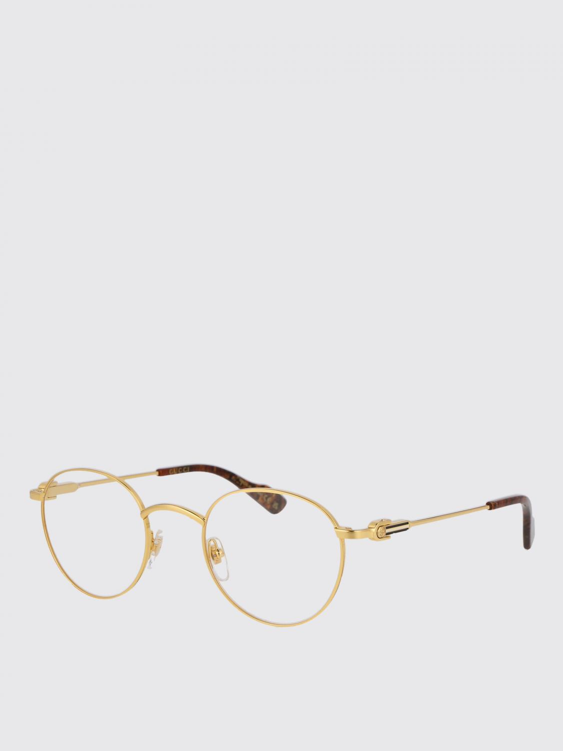 GUCCI OPTICAL FRAMES: Optical frames woman Gucci, Gold - Img 1