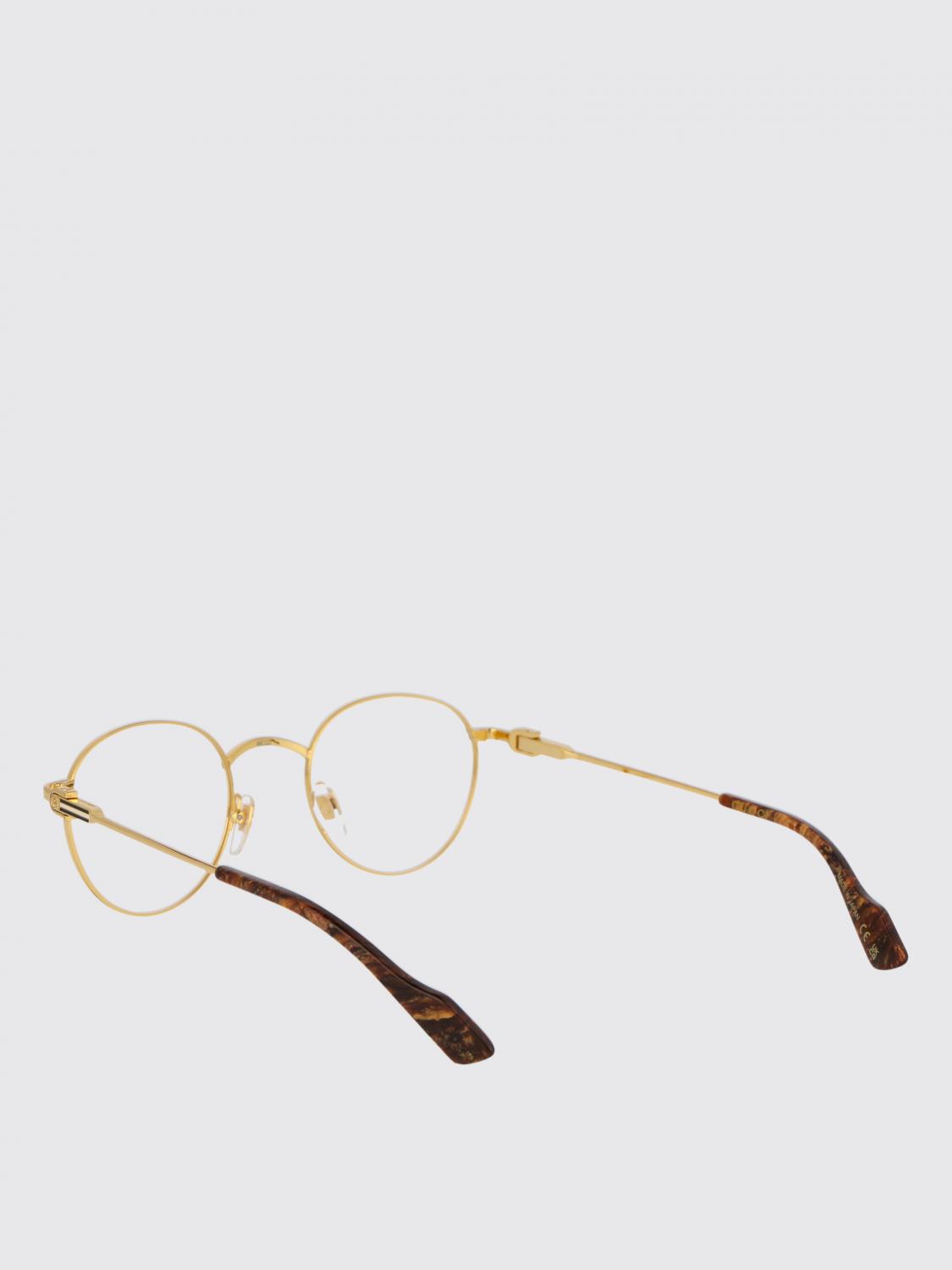 GUCCI OPTICAL FRAMES: Optical frames woman Gucci, Gold - Img 3