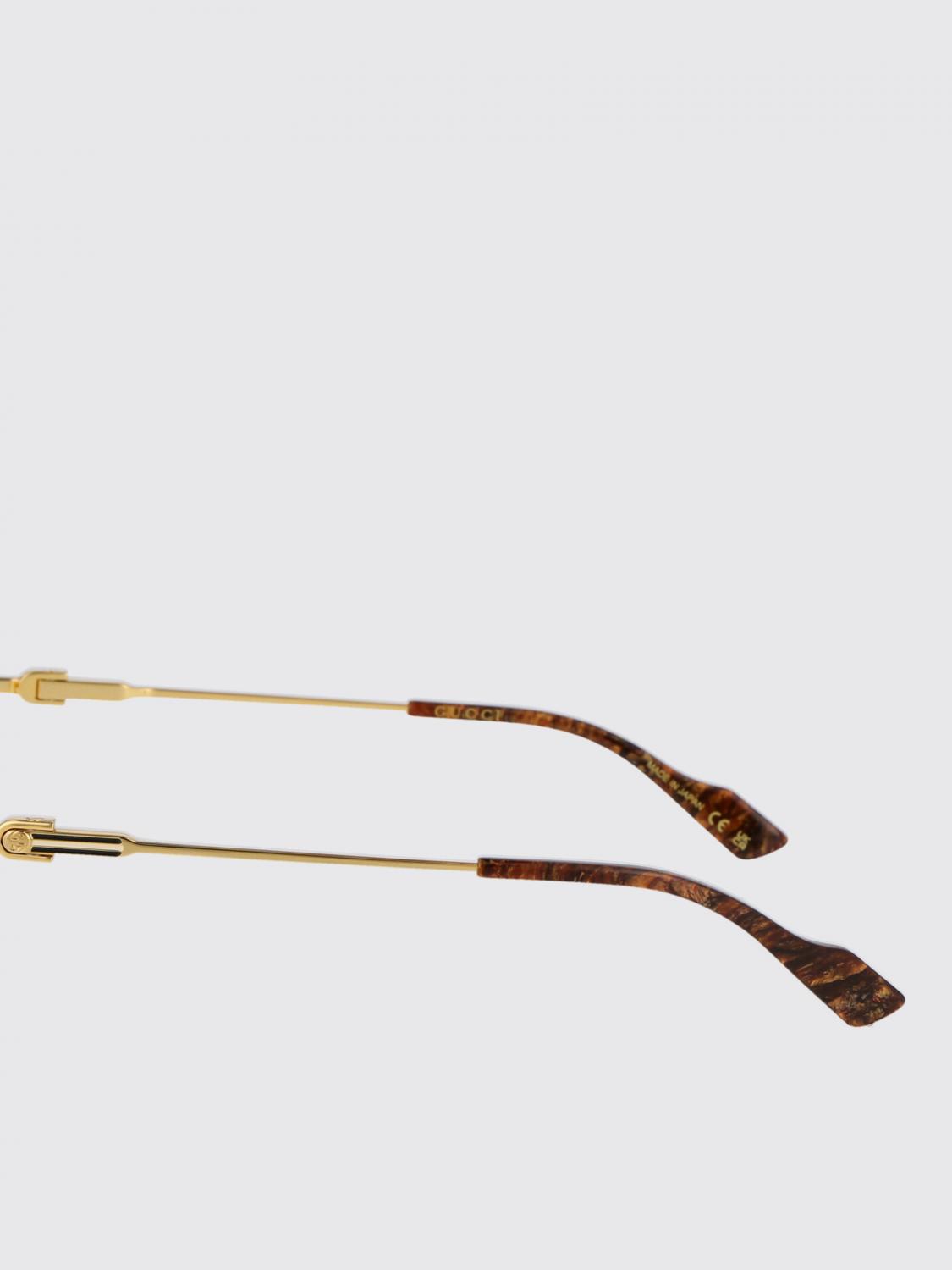GUCCI OPTICAL FRAMES: Optical frames woman Gucci, Gold - Img 4