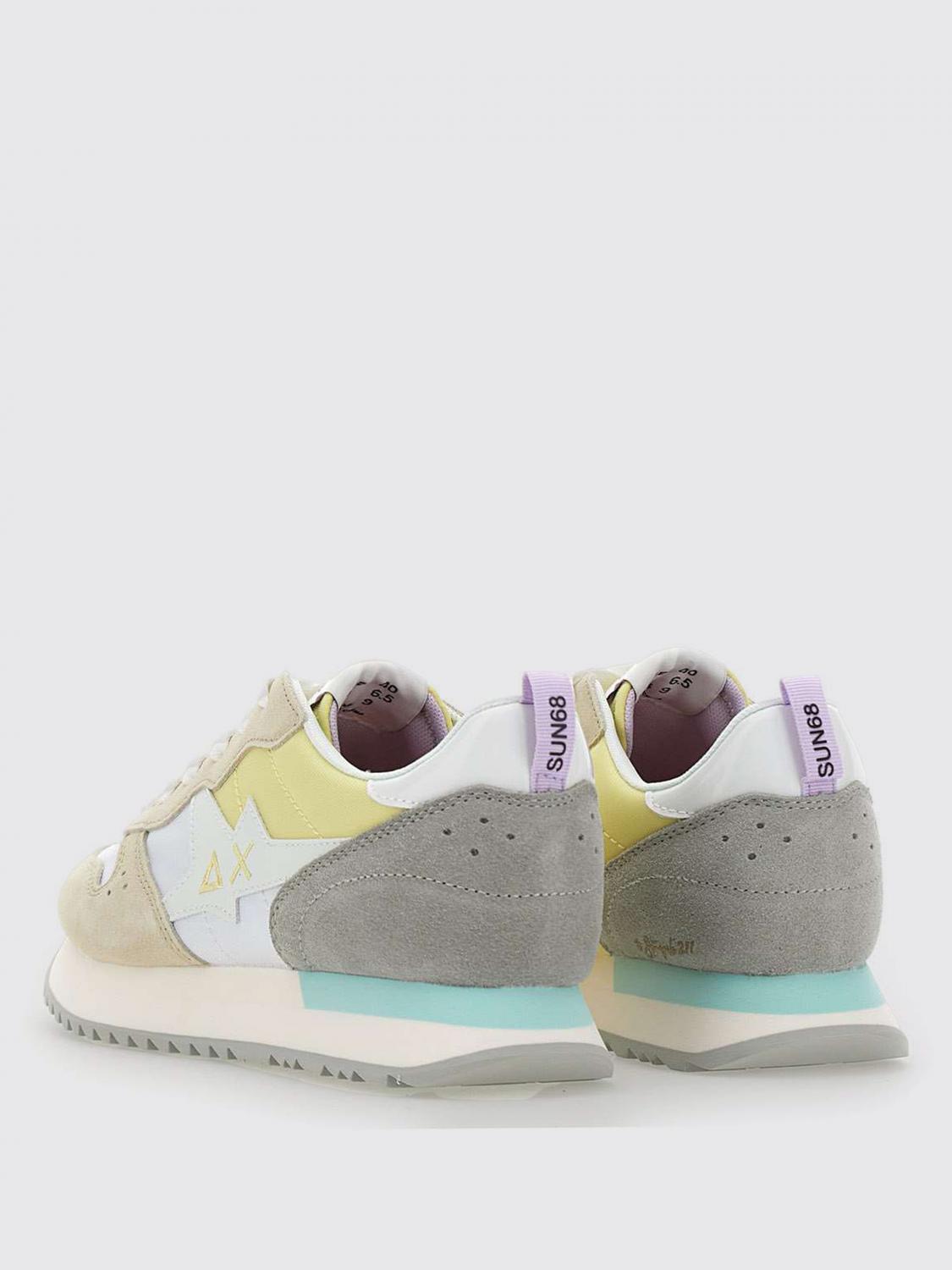 SUN68 SNEAKERS: Sneakers men SUN68, White - Img 3