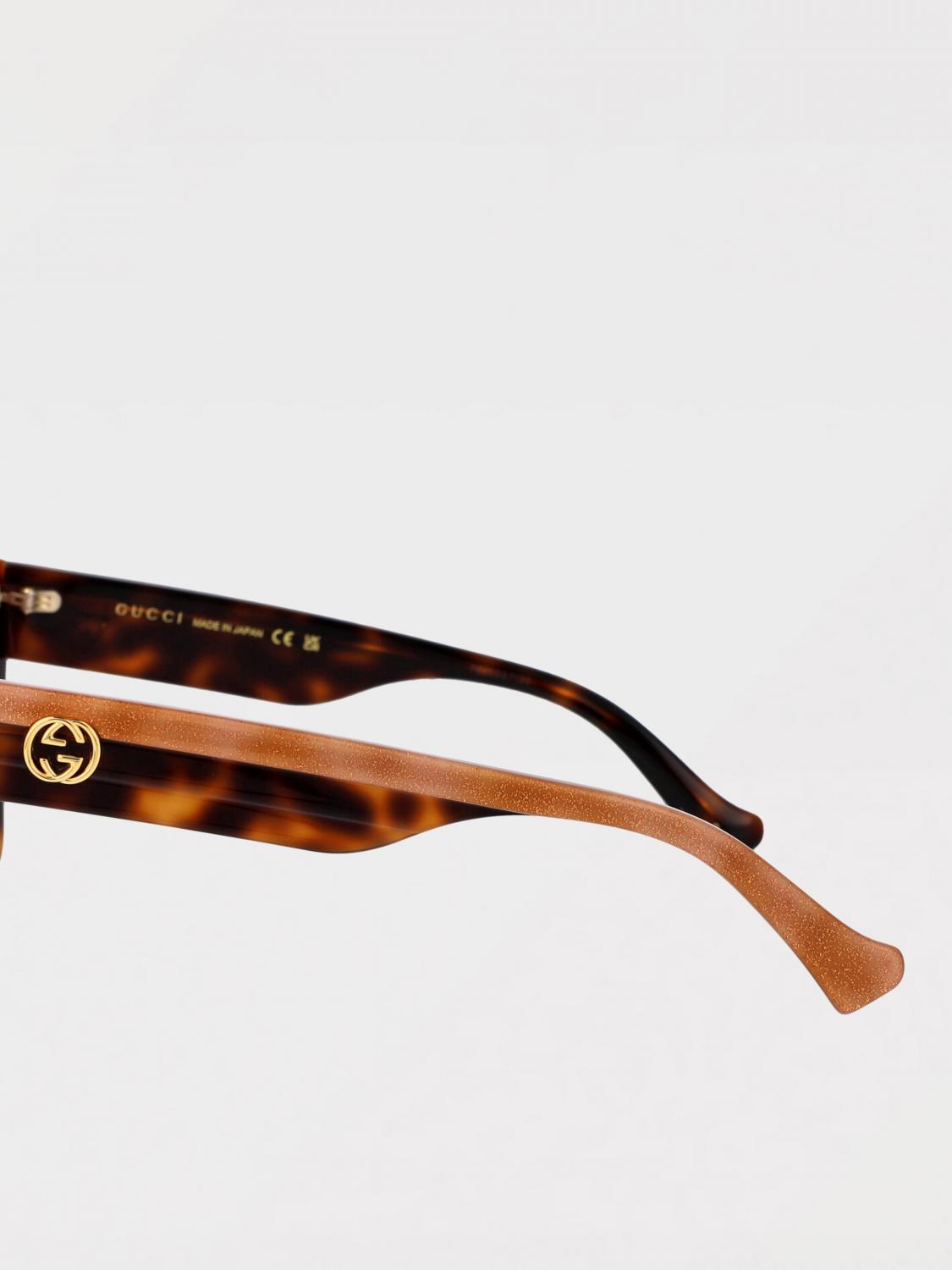 GUCCI OCCHIALI DA SOLE: Occhiali da sole GG1300S Gucci in acetato , Fantasia - Img 4