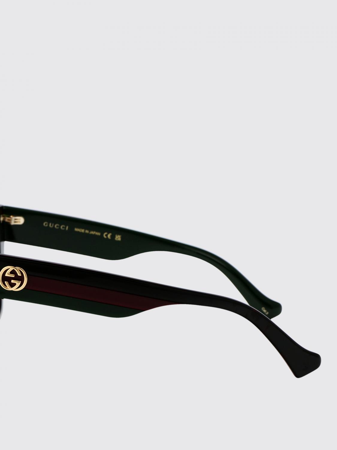 GUCCI OCCHIALI DA SOLE: Occhiali da sole GG1300S Gucci in acetato , Marrone - Img 4