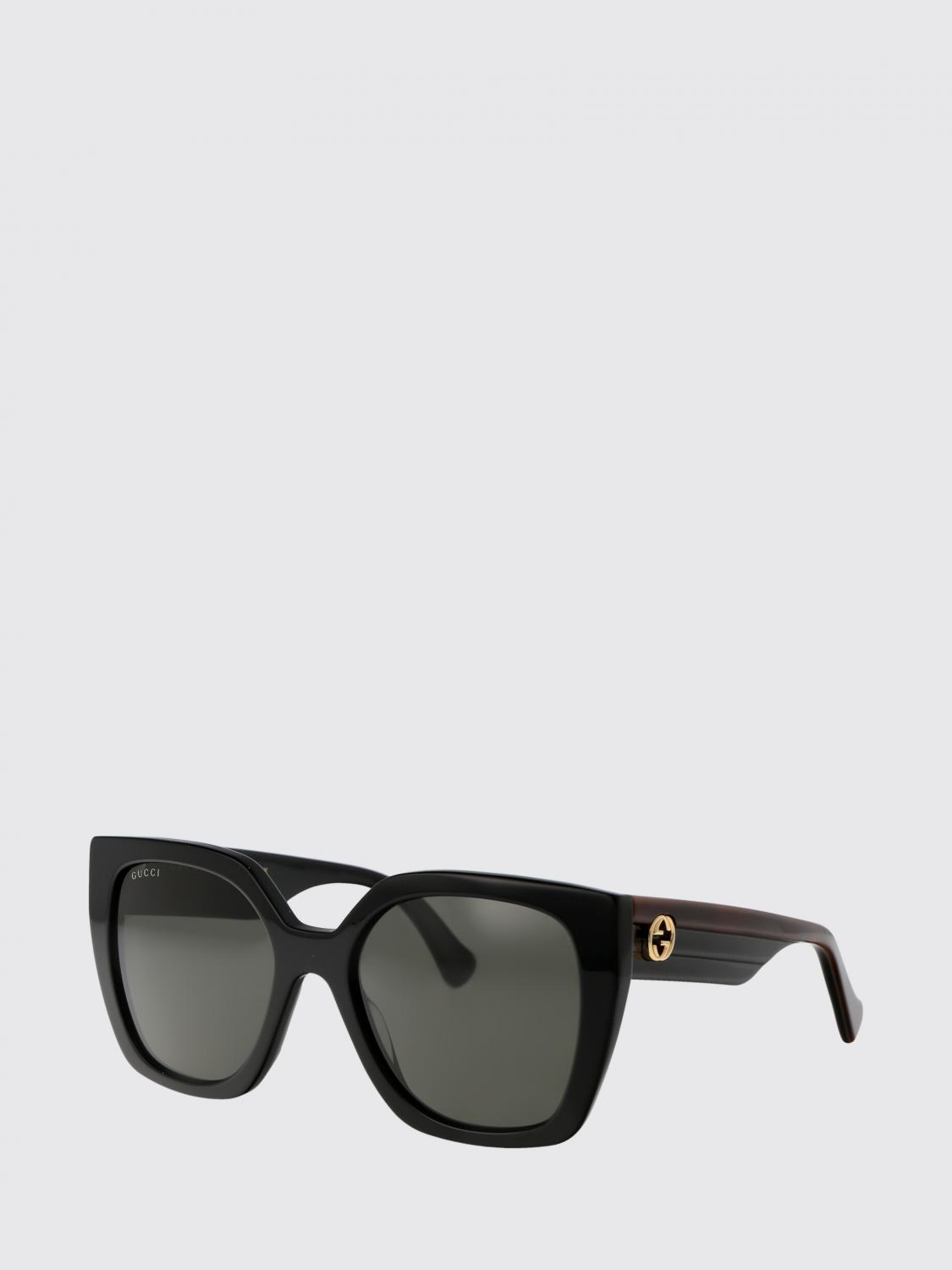 GUCCI OCCHIALI DA SOLE: Occhiali da sole GG1300S Gucci in acetato , Nero 1 - Img 1