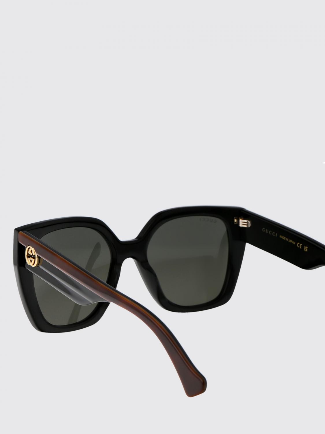 GUCCI OCCHIALI DA SOLE: Occhiali da sole GG1300S Gucci in acetato , Nero 1 - Img 3