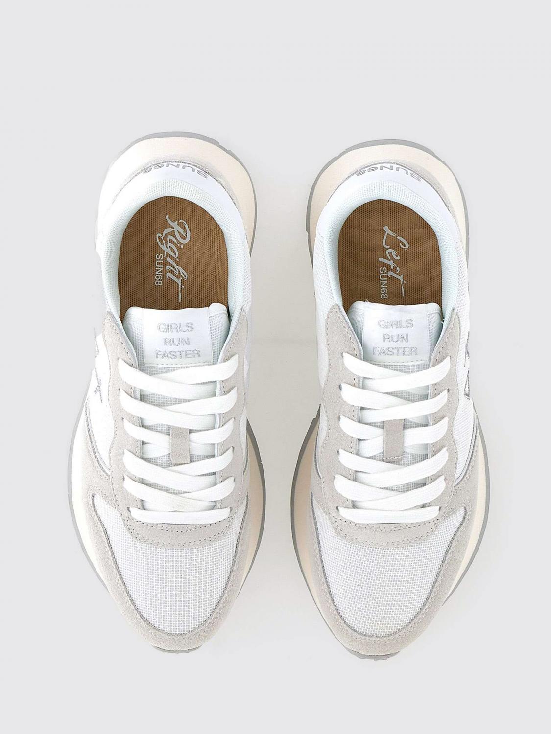 SUN68 SNEAKERS: Sneakers damen SUN68, Weiß - Img 4