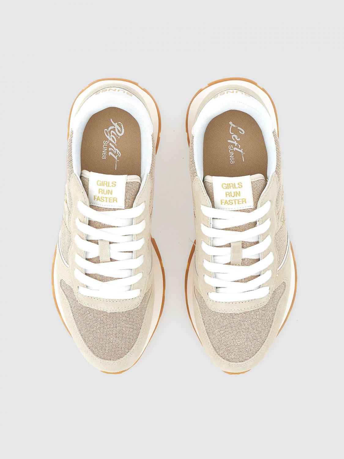 SUN68 SNEAKERS: Sneakers damen SUN68, Braun - Img 4