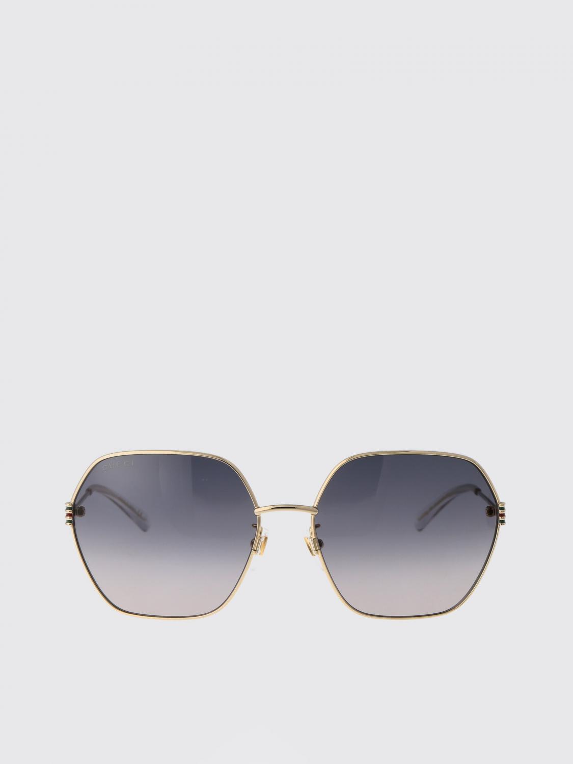 GUCCI OCCHIALI DA SOLE: Occhiali da sole GG1285SA Gucci in metallo , Blue - Img 2